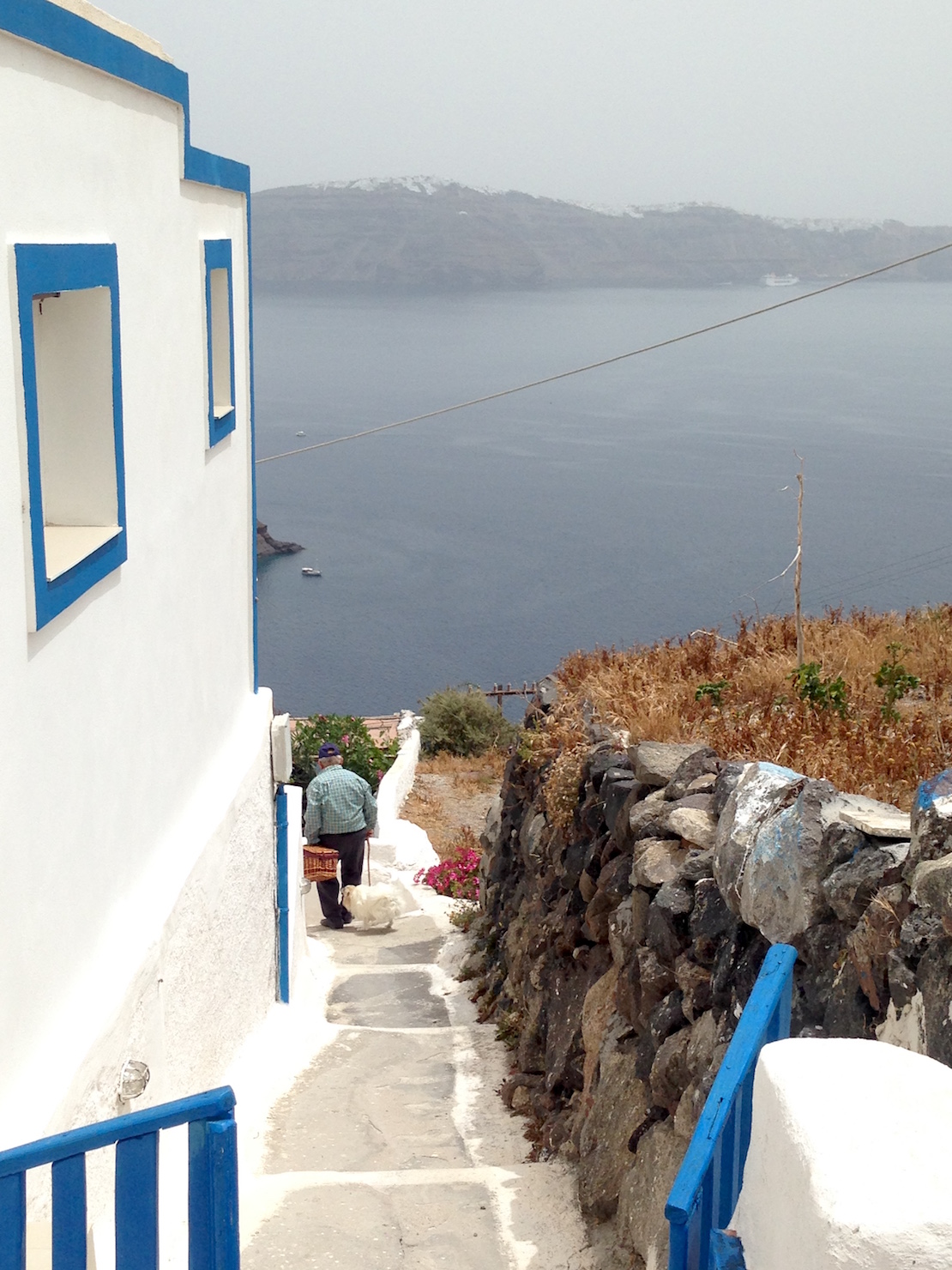  panorama Isola di Santorini da Thirasia